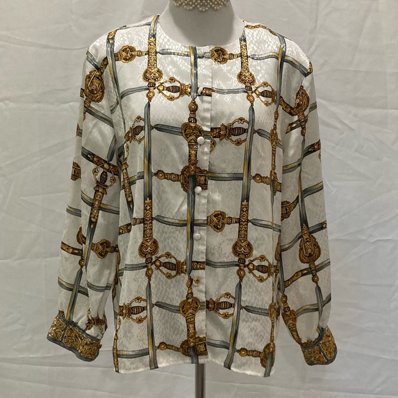 Vintage blouse size 10 - Picture 1 of 10